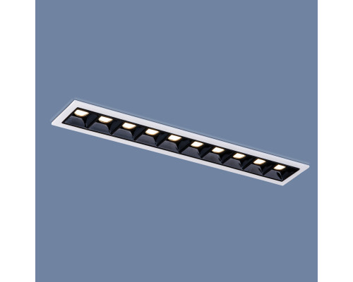 Купить Встраиваемый светильник Elektrostandard 9922 LED 20W 4200K белый/черный| VIVID-LIGHT.RU