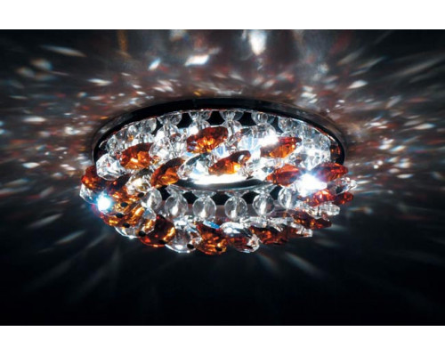 Сделать заказ Встраиваемый светильник Donolux DL061.02.1/7 crystal/topaz| VIVID-LIGHT.RU
