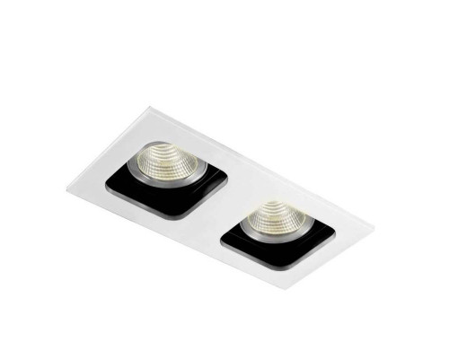 Оформить заказ Встраиваемый светильник Donolux DL18614/02WW-SQ White/Black| VIVID-LIGHT.RU