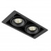 Оформить заказ Встраиваемый светильник Donolux DL18615/02WW-SQ Shiny black/Black| VIVID-LIGHT.RU