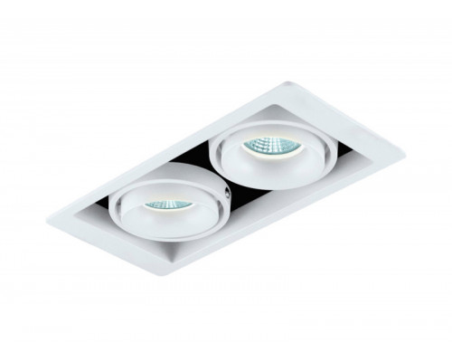 Оформить заказ Встраиваемый светильник Donolux DL18615/02WW-SQ White/Black| VIVID-LIGHT.RU