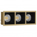 Купить Встраиваемый светильник LeDron RISE KIT 3 Gold/Black| VIVID-LIGHT.RU