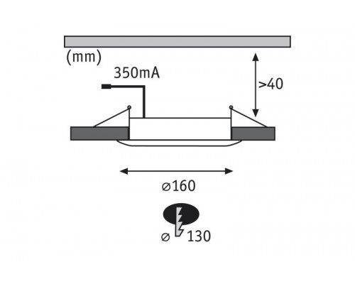 Оформить заказ Встраиваемый светильник Paulmann 92733| VIVID-LIGHT.RU
