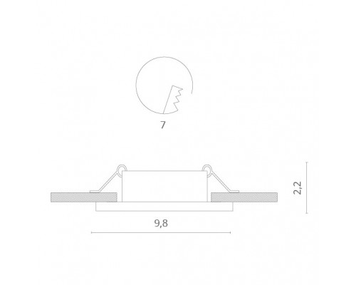 Оформить заказ Встраиваемый светильник Divinare 1855/02 PL-1| VIVID-LIGHT.RU