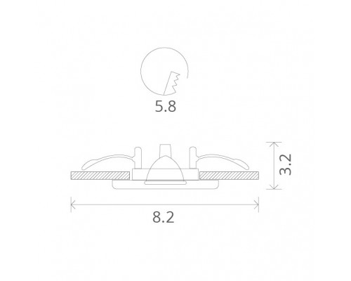 Купить Встраиваемый светильник ARTE Lamp A1203PL-1GO| VIVID-LIGHT.RU