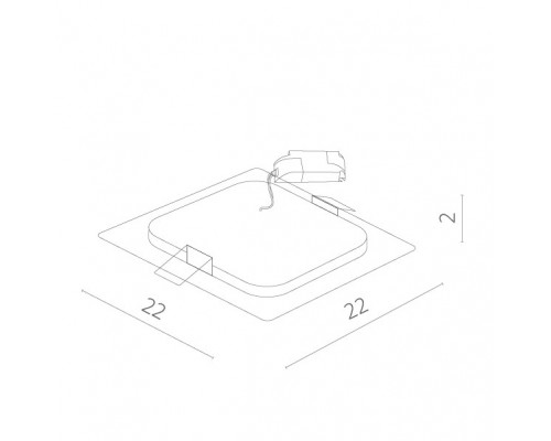 Заказать Встраиваемый светильник ARTE Lamp A2418PL-1WH| VIVID-LIGHT.RU
