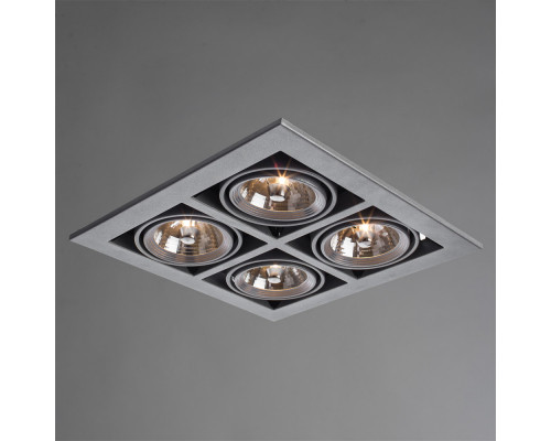 Купить Встраиваемый светильник ARTE Lamp A5930PL-4SI| VIVID-LIGHT.RU
