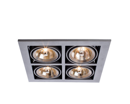 Купить Встраиваемый светильник ARTE Lamp A5930PL-4SI| VIVID-LIGHT.RU