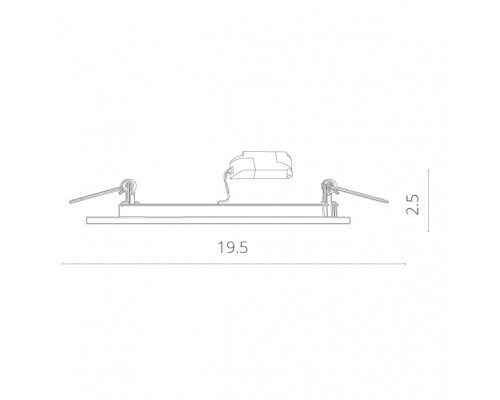 Заказать Встраиваемый светильник ARTE Lamp A7616PL-2WH| VIVID-LIGHT.RU