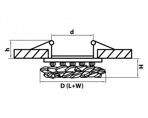 Заказать Встраиваемый светильник Lightstar 030304| VIVID-LIGHT.RU