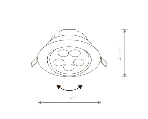 Купить Встраиваемый светильник Nowodvorski 5958| VIVID-LIGHT.RU