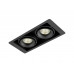 Оформить заказ Встраиваемый светильник Donolux DL18615/02WW-SQ Shiny black/Black| VIVID-LIGHT.RU