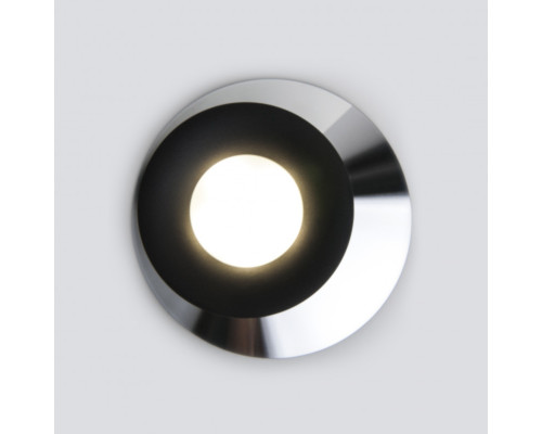 Купить Встраиваемый светильник Elektrostandard 124 MR16 черный/серебро| VIVID-LIGHT.RU