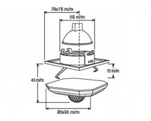 Оформить заказ Встраиваемый светильник Gumarcris 1395CR| VIVID-LIGHT.RU