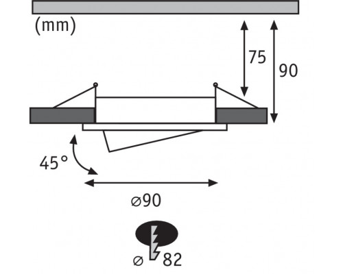 Оформить заказ Встраиваемый светильник Paulmann 92920| VIVID-LIGHT.RU