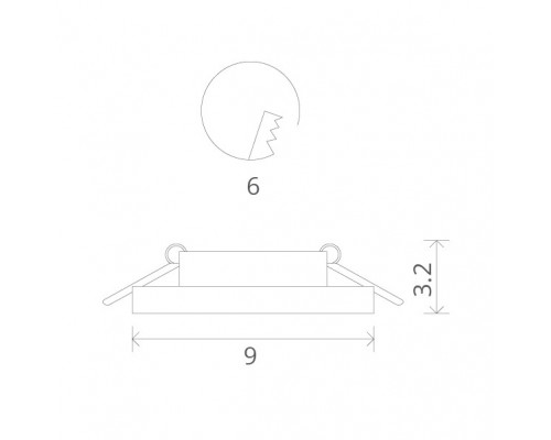 Сделать заказ Встраиваемый светильник ARTE Lamp A5222PL-1CC| VIVID-LIGHT.RU