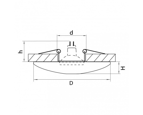 Сделать заказ Встраиваемый светильник Lightstar 042124| VIVID-LIGHT.RU