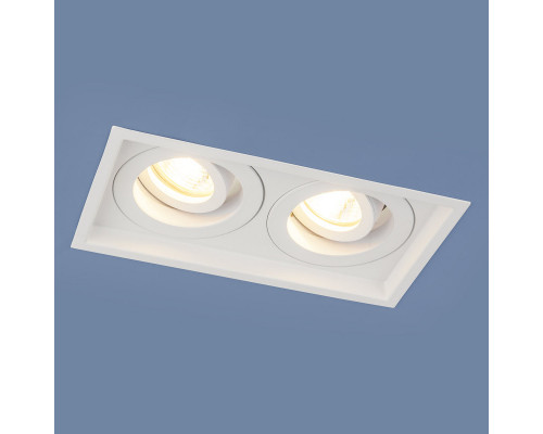 Купить Встраиваемый светильник Elektrostandard 1071/2 MR16 WH белый| VIVID-LIGHT.RU