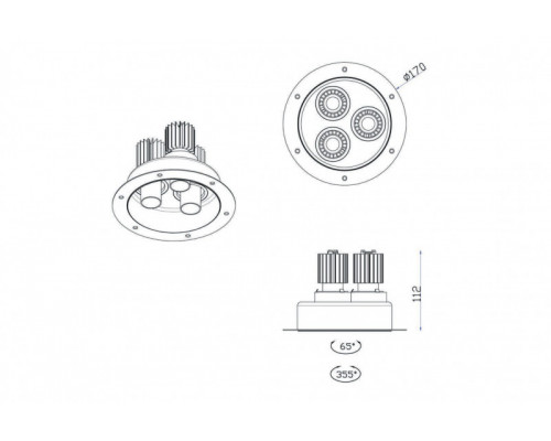 Сделать заказ Встраиваемый светильник Donolux DL18152R9W3B| VIVID-LIGHT.RU