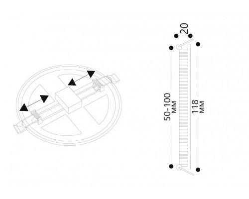 Оформить заказ Встраиваемый светильник ARTE Lamp A7972PL-1WH| VIVID-LIGHT.RU