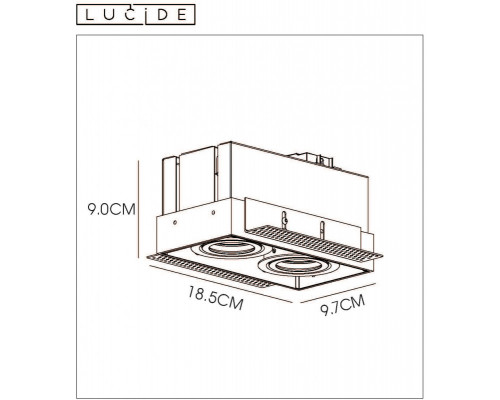 Заказать Встраиваемый светильник LUCIDE 09925/02/31| VIVID-LIGHT.RU