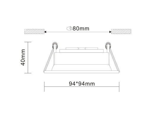 Оформить заказ Встраиваемый светильник ST-Luce ST208.418.01| VIVID-LIGHT.RU