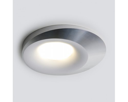 Оформить заказ Встраиваемый светильник Elektrostandard 124 MR16 белый/серебро| VIVID-LIGHT.RU