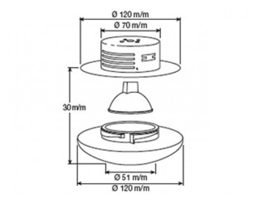 Оформить заказ Встраиваемый светильник Gumarcris 14IRIS| VIVID-LIGHT.RU