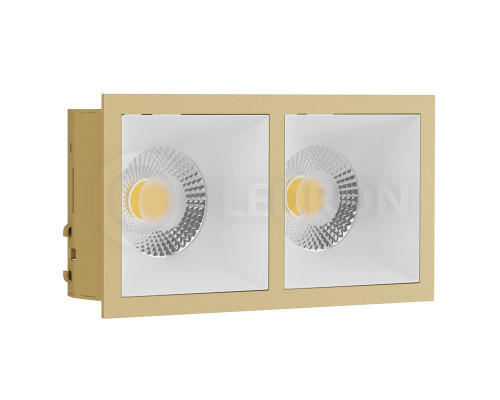 Оформить заказ Встраиваемый светильник LeDron RISE KIT 2 Gold/White| VIVID-LIGHT.RU