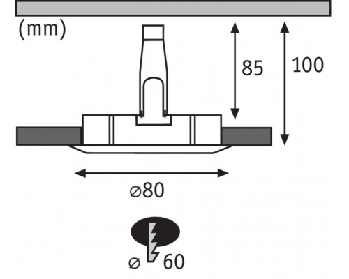 Сделать заказ Встраиваемый светильник Paulmann 93855| VIVID-LIGHT.RU