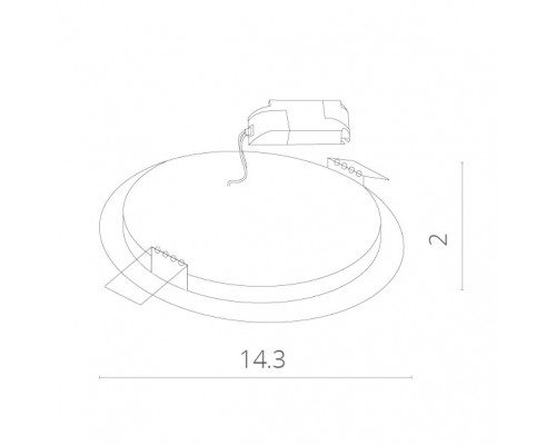 Оформить заказ Встраиваемый светильник ARTE Lamp A2609PL-1WH| VIVID-LIGHT.RU