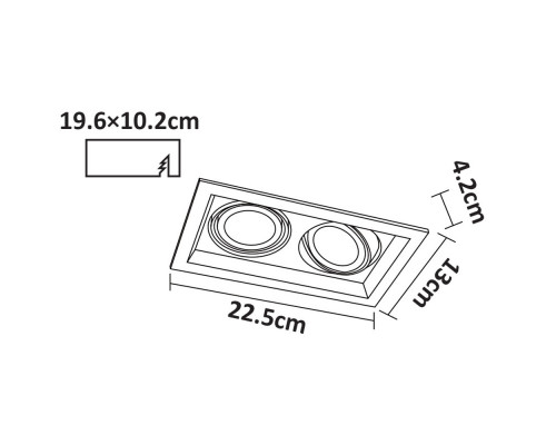 Заказать Встраиваемый светильник ARTE Lamp A6661PL-2WH| VIVID-LIGHT.RU