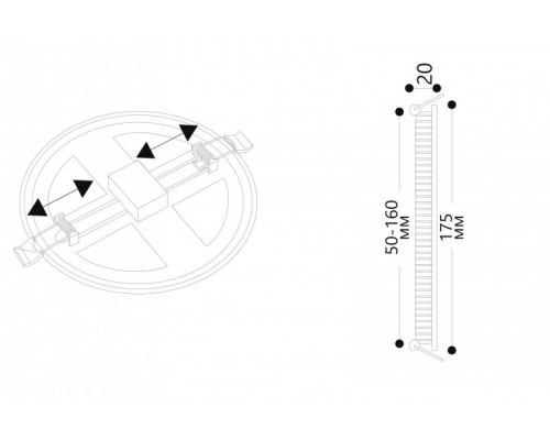 Купить Встраиваемый светильник ARTE Lamp A7974PL-1WH| VIVID-LIGHT.RU