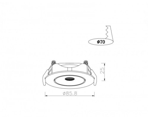 Заказать Встраиваемый светильник ARTE Lamp A4761PL-1WH| VIVID-LIGHT.RU