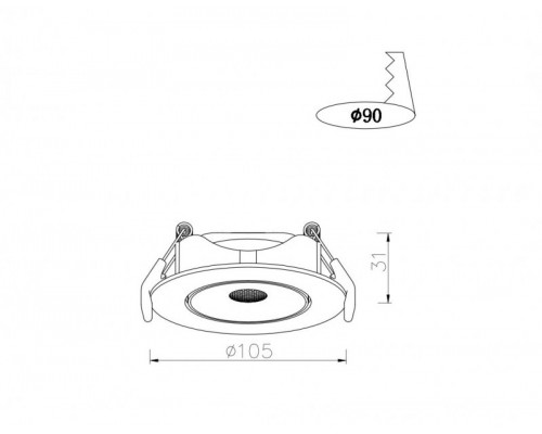 Заказать Встраиваемый светильник ARTE Lamp A4762PL-1WH| VIVID-LIGHT.RU