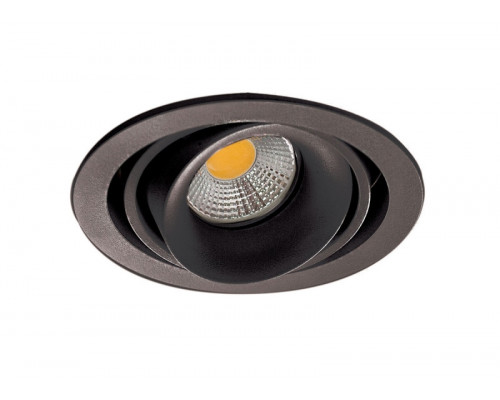 Сделать заказ Встраиваемый светильник Donolux DL18615/01WW-R Shiny black/Black| VIVID-LIGHT.RU