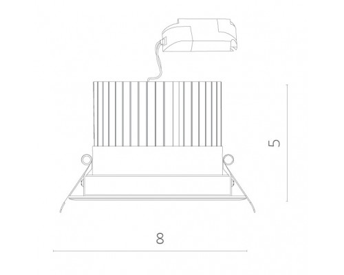 Заказать Встраиваемый светильник ARTE Lamp A3307PL-1WH| VIVID-LIGHT.RU