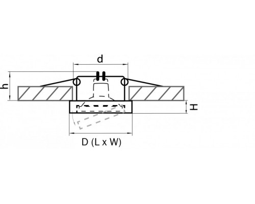 Оформить заказ Встраиваемый светильник Lightstar 006234| VIVID-LIGHT.RU