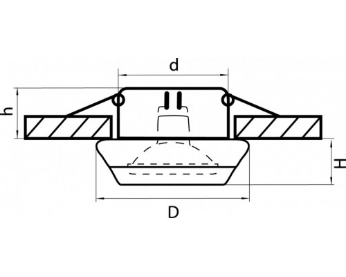 Оформить заказ Встраиваемый светильник Lightstar 002700| VIVID-LIGHT.RU