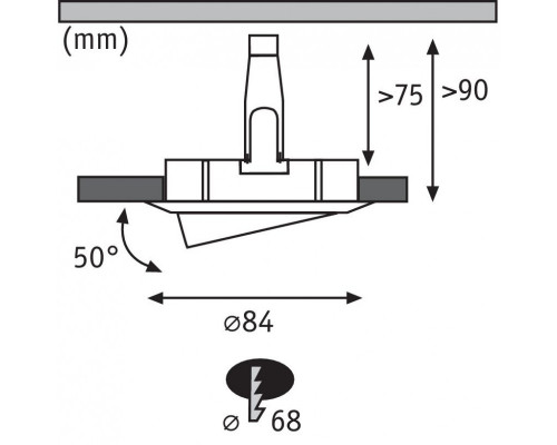 Оформить заказ Встраиваемый светильник Paulmann 93429| VIVID-LIGHT.RU