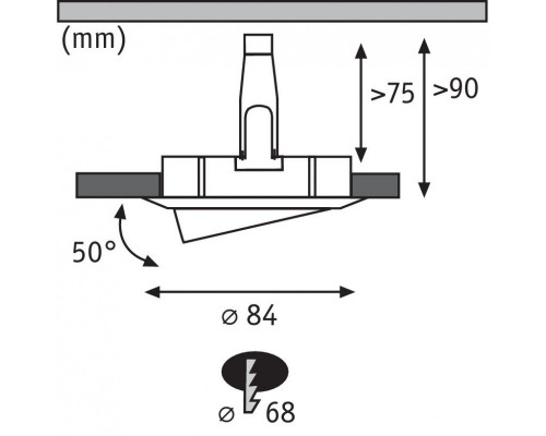 Заказать Встраиваемый светильник Paulmann 93469| VIVID-LIGHT.RU