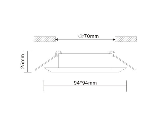 Сделать заказ Встраиваемый светильник ST-Luce ST204.408.01| VIVID-LIGHT.RU