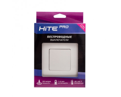 Купить Выключатель HiTE PRO HP-LE-1-white| VIVID-LIGHT.RU
