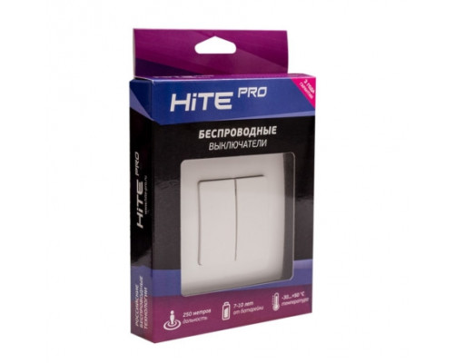 Купить Выключатель HiTE PRO HP-LE-2-white| VIVID-LIGHT.RU