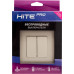 Оформить заказ Выключатель HiTE PRO HP-LE-2-ivory| VIVID-LIGHT.RU
