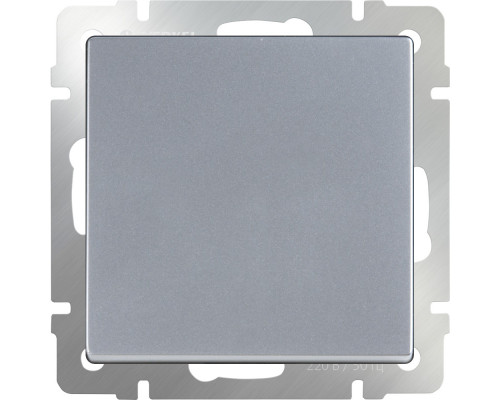 Купить Выключатель Werkel WL06-SW-1G-C(серебряный)| VIVID-LIGHT.RU
