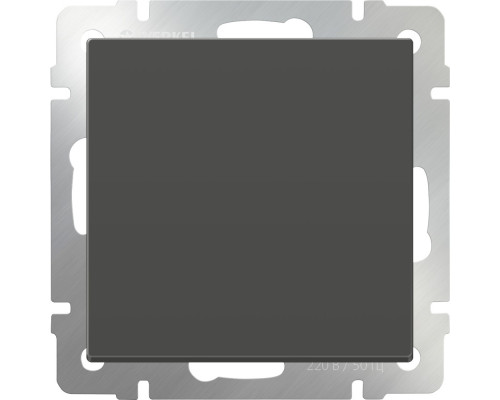Купить Выключатель Werkel WL07-SW-1G-2W (серо-коричневый)| VIVID-LIGHT.RU