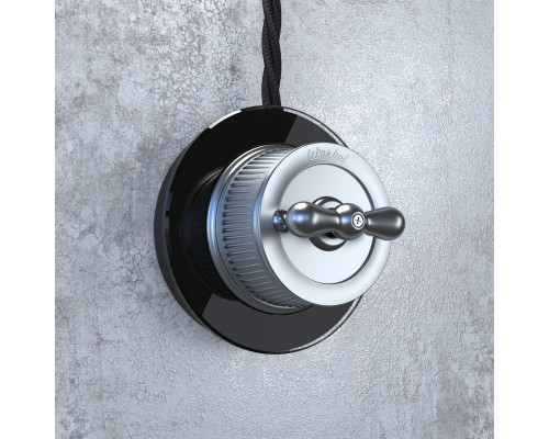 Купить Выключатель Werkel WL19-01-03 (Матовый хром)| VIVID-LIGHT.RU