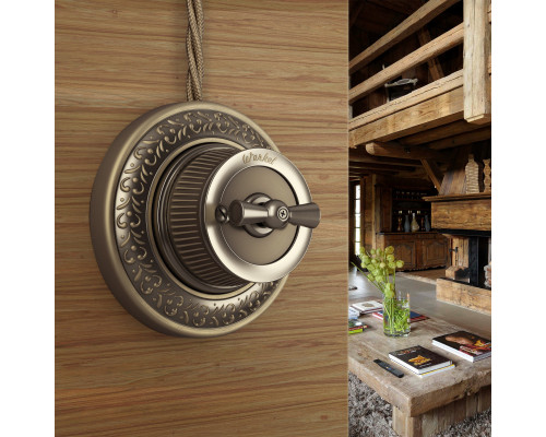 Оформить заказ Выключатель Werkel WL19-01-05 (Бронзовый)| VIVID-LIGHT.RU