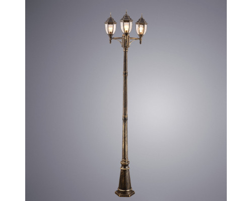 Оформить заказ Садовый светильник ARTE Lamp A3151PA-3BN| VIVID-LIGHT.RU